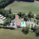 Mobile home park in Chef Boutonne, France near to the town of La Rochelle