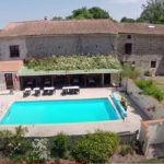 Mobile home park in Chef Boutonne, France near to the town of La Rochelle