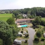 Mobile home park in Chef Boutonne, France near to the town of La Rochelle