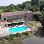 Mobile home park in Chef Boutonne, France near to the town of La Rochelle