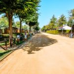 Mobile home park in El Rocio, Spain near Matalascañas