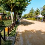 Mobile home park in El Rocio, Spain near Matalascañas