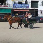 Mobile home park in El Rocio, Spain near Matalascañas