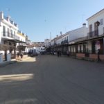 Mobile home park in El Rocio, Spain near Matalascañas