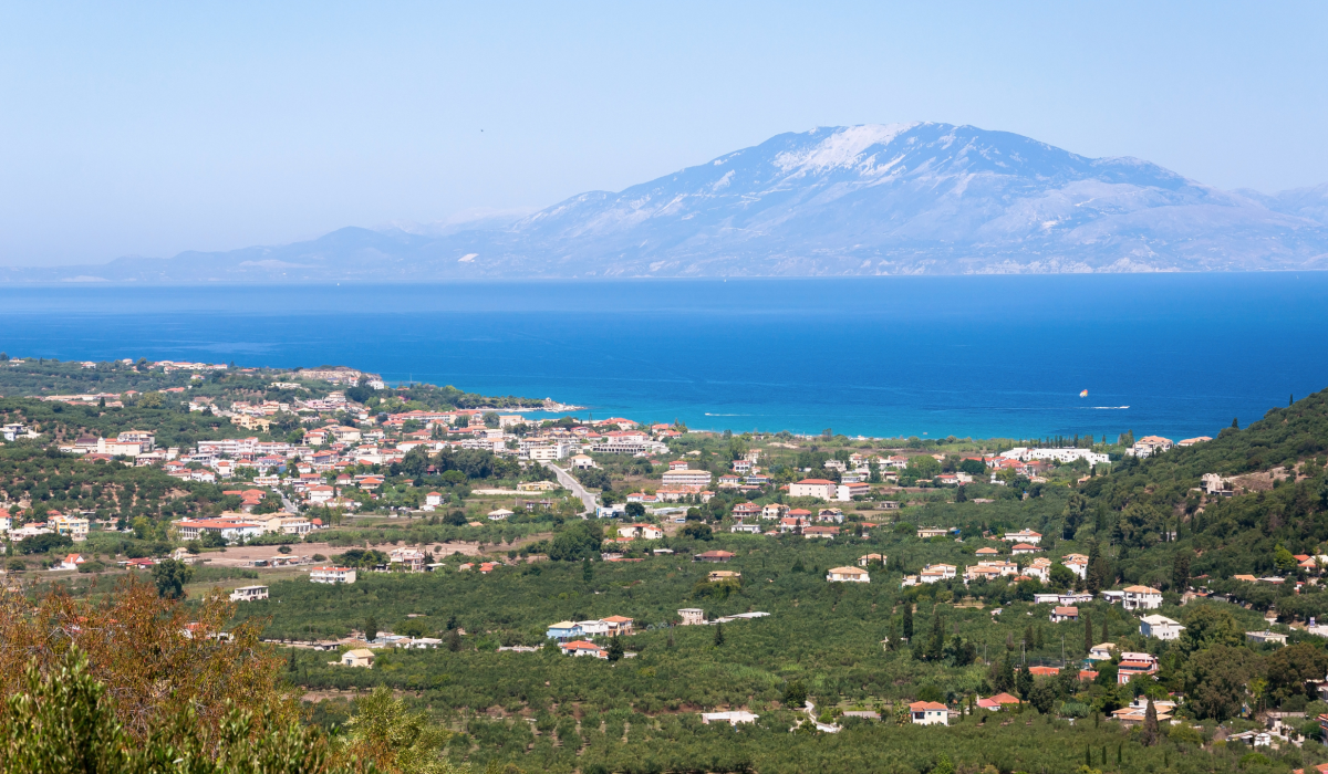 Tsilivi Zante View From Inland