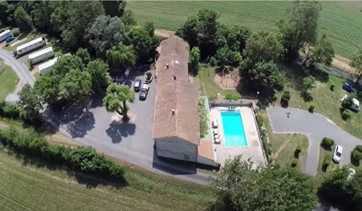 Mobile home park in the Deux-Sèvres department in the Nouvelle-Aquitaine region in western France.Mobile home park in Chef Boutonne, France near to the town of La Rochelle