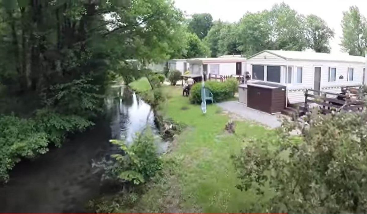 Mobile home park in Chef Boutonne, France near to the town of La Rochelle