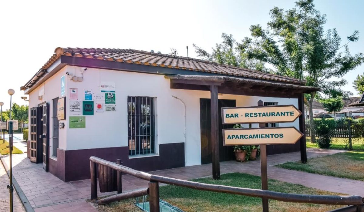 Mobile home park in El Rocio, Spain near Matalascañas
