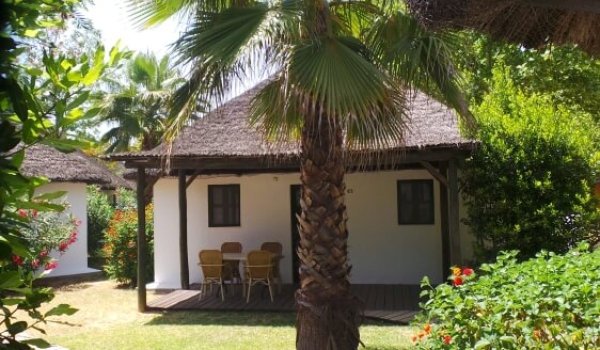 Mobile home park in El Rocio, Spain near Matalascañas