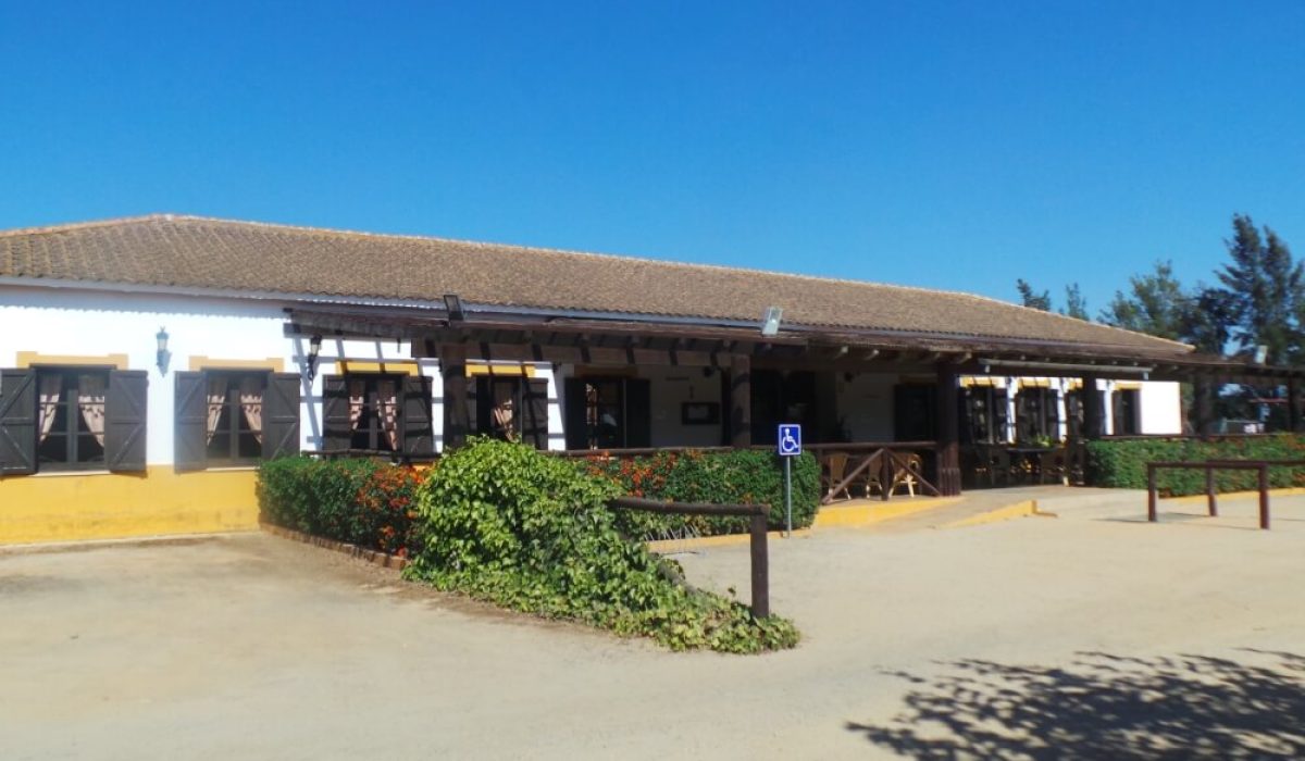 Mobile home park in El Rocio, Spain near Matalascañas