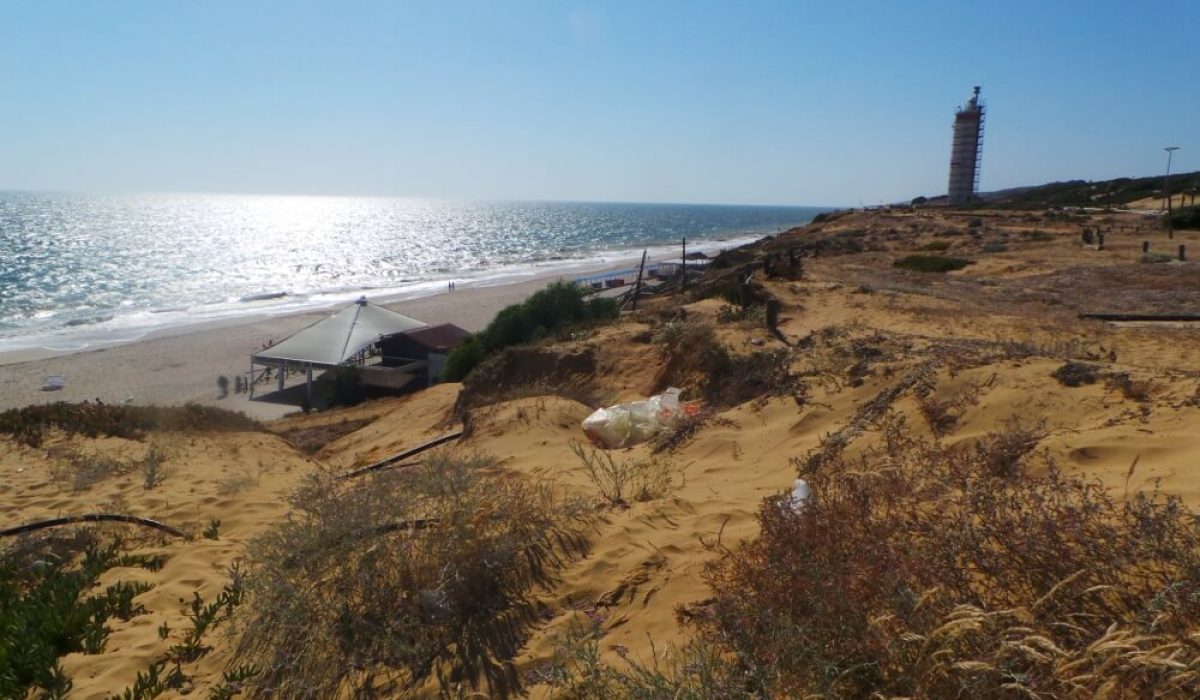 Mobile home park in El Rocio, Spain near Matalascañas