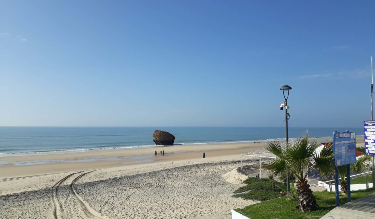 Mobile home park in El Rocio, Spain near Matalascañas