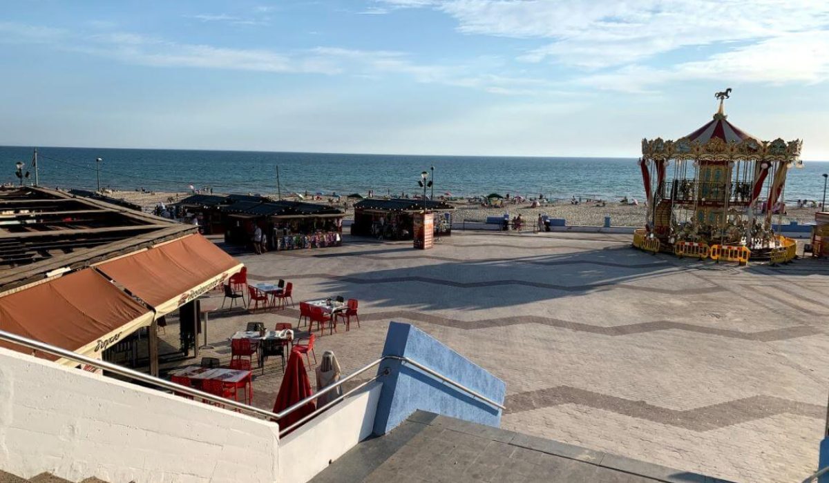 Mobile home park in El Rocio, Spain near Matalascañas