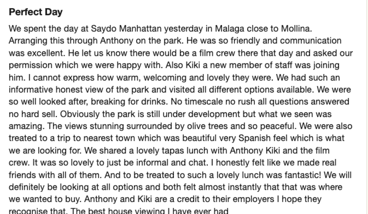 Saydo Manhattan Trustpilot Review