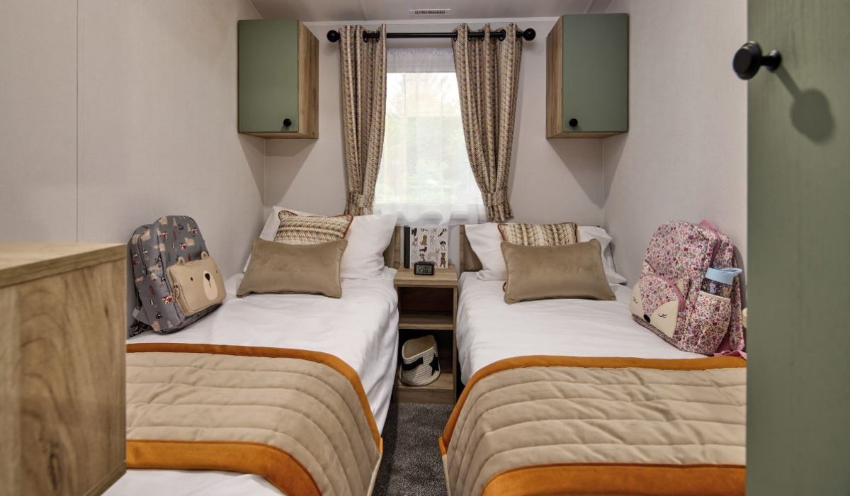 Willerby Buxton 2024 Twin Bedroom