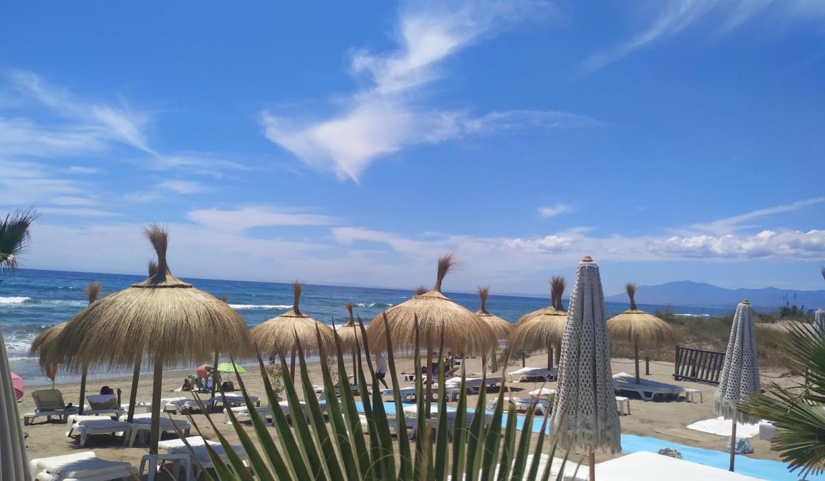 View From Beach To Marbella